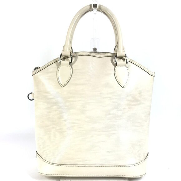 LOUIS VUITTON White Leather Tote Bag - Picture 1 of 16